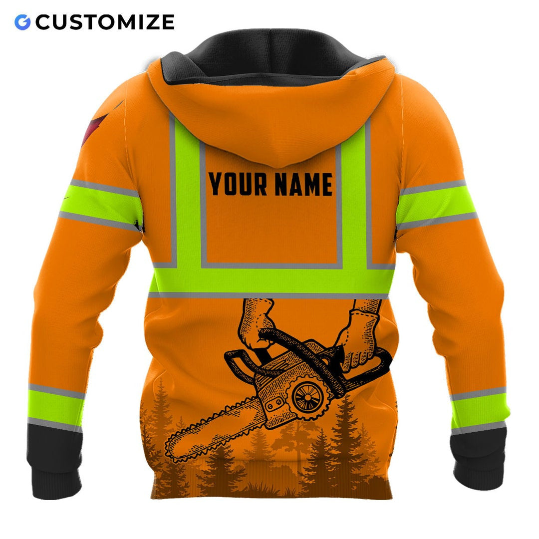 Personalized Name Funny Logger 3D Unisex Shirts