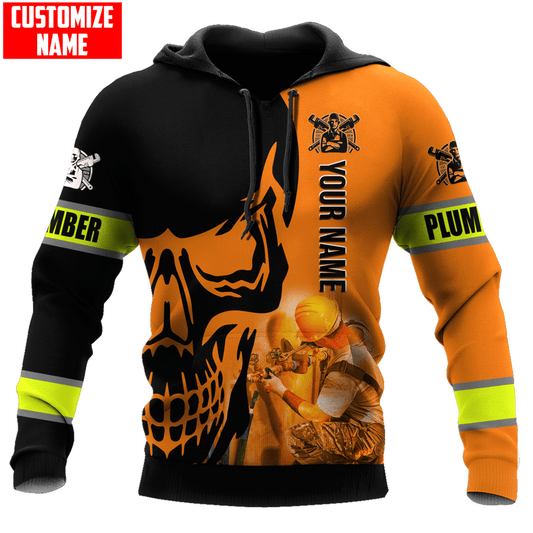 Personalisierte Name Lustige Klempner 3D Unisex Shirts