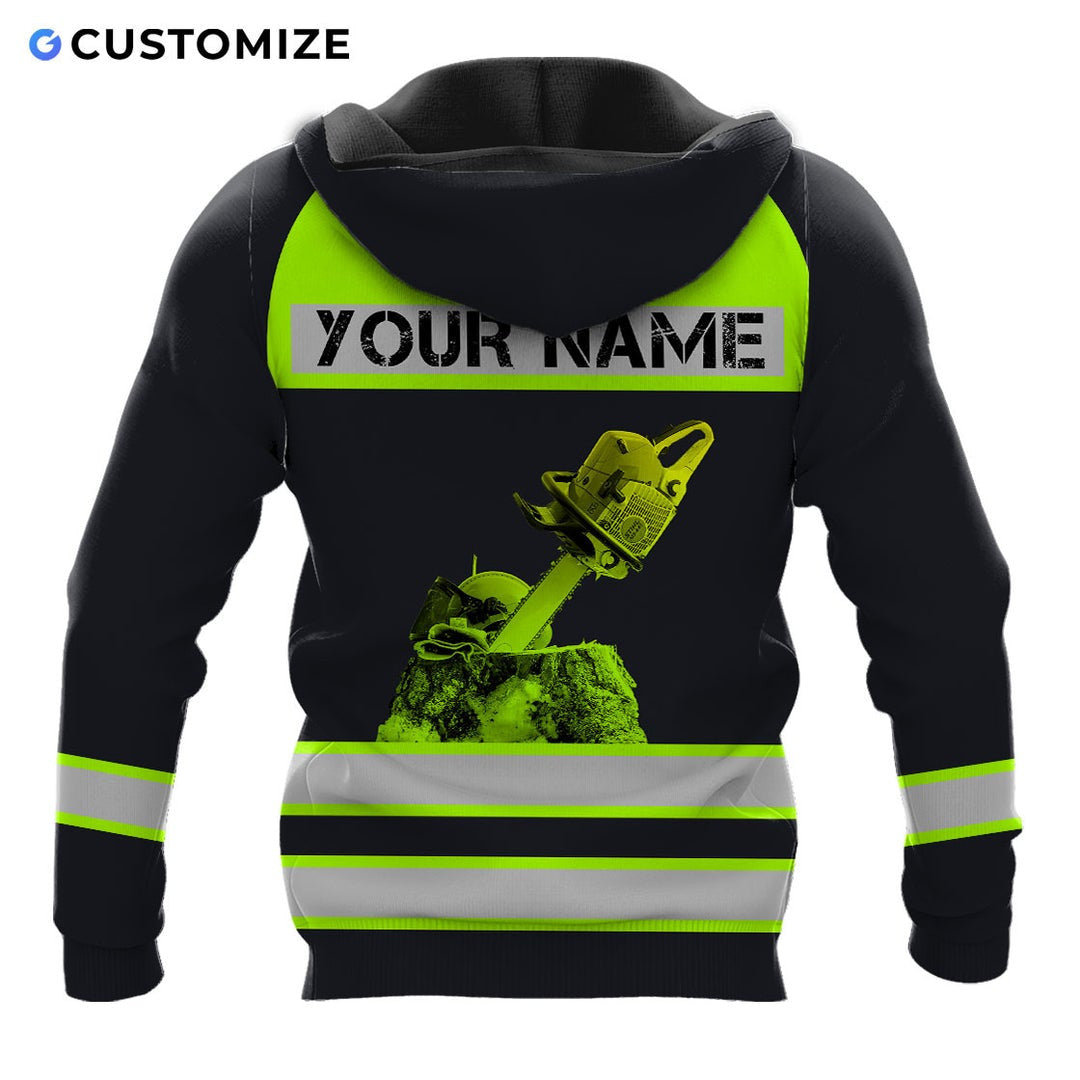 Personalized Name Funny Logger 3D Unisex Shirts