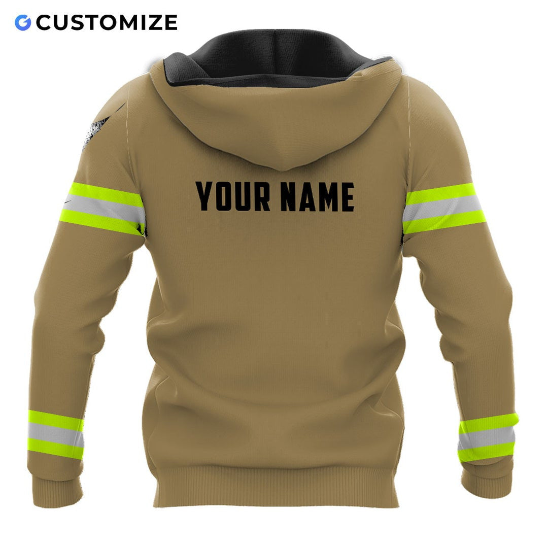 Personalisierte Name Lustige Feuerwehrmann 3D Unisex Shirts