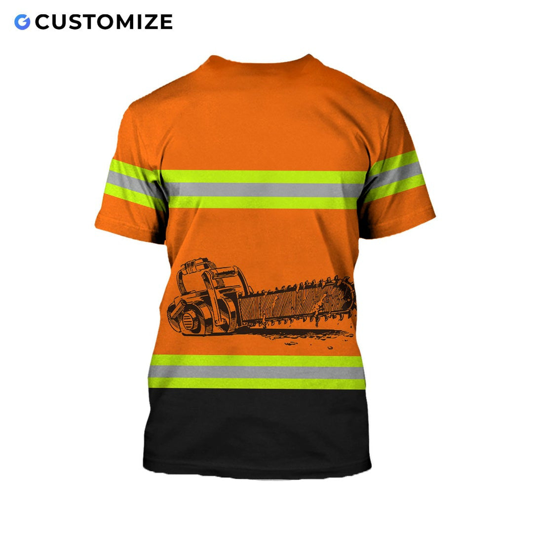 Personalisierte Name Lustige Logger 3D Unisex Shirts