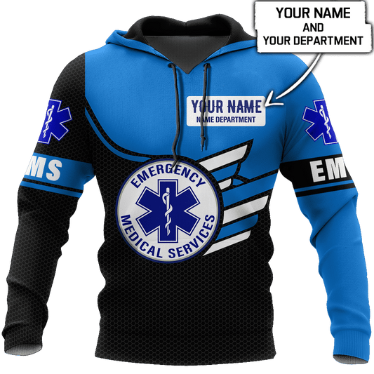 Personalized Name Funny EMS 3D Unisex Shirts