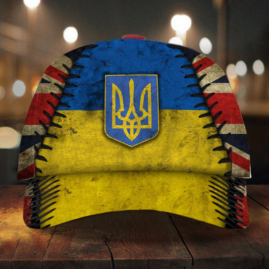 Le Royaume-Uni soutient l'Ukraine Chapeau Soutien à l'Ukraine Chapeau Merch pour hommes