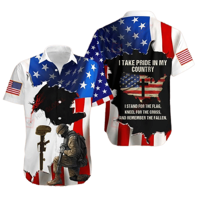 Stand For The Flag Kneel For The Cross Shirts