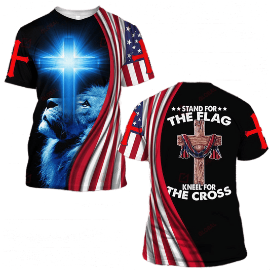 Stand For The Flag Kneel For The Cross Shirts