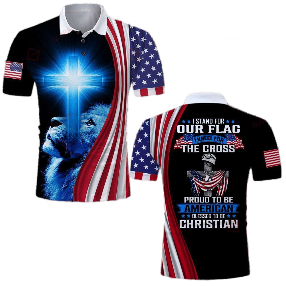 Stand For The Flag Kneel For The Cross Shirts