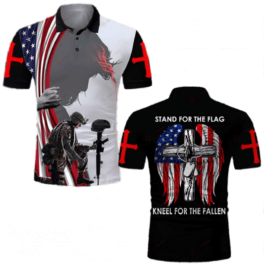 Stand For The Flag Kneel For The Fallen Shirts