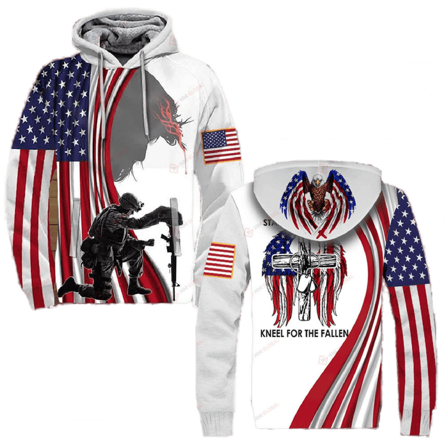 Stand For The Flag Kneel For The Fallen Shirts