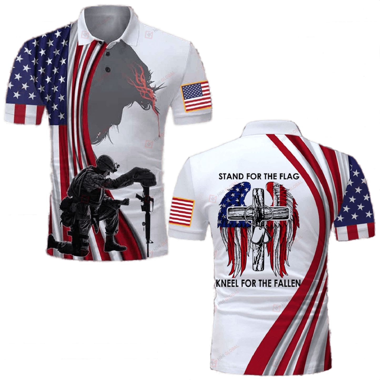 Stand For The Flag Kneel For The Fallen Shirts