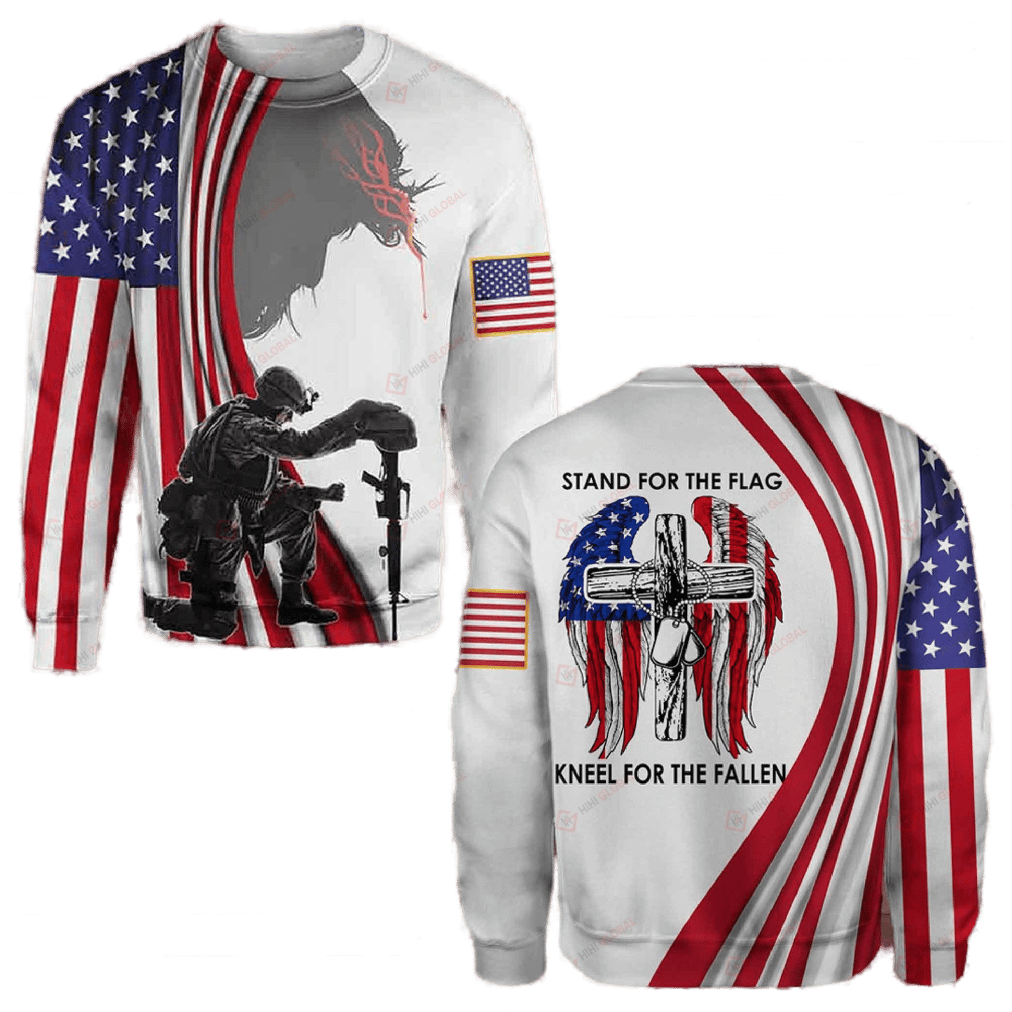 Stand For The Flag Kneel For The Fallen Shirts