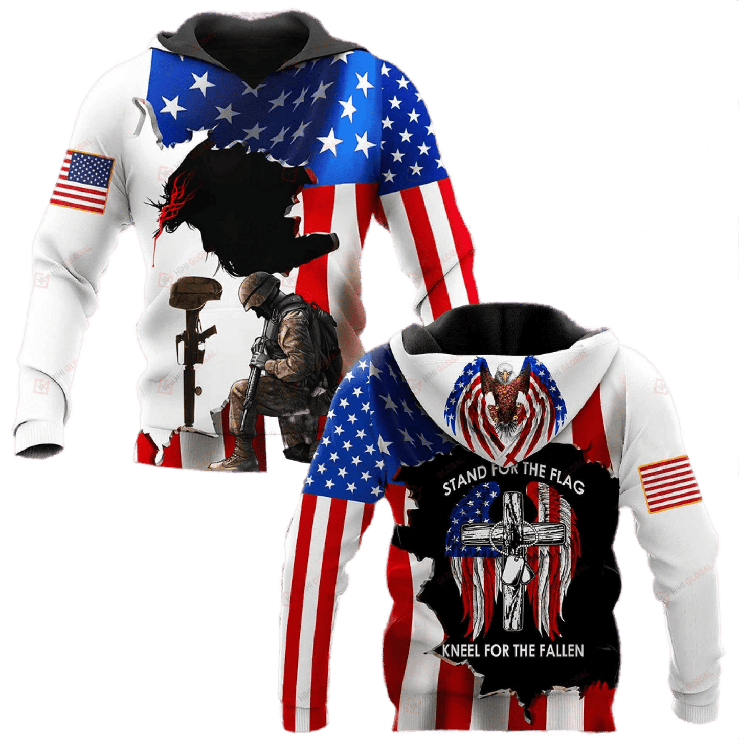 Stand For The Flag Kneel For The Fallen Shirts