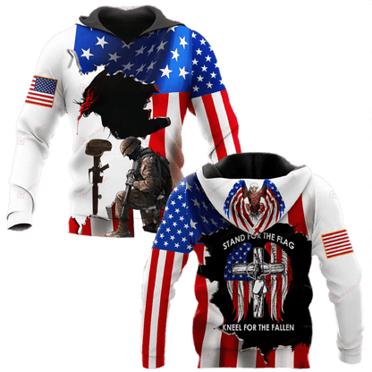 Stand For The Flag Kneel For The Fallen Shirts