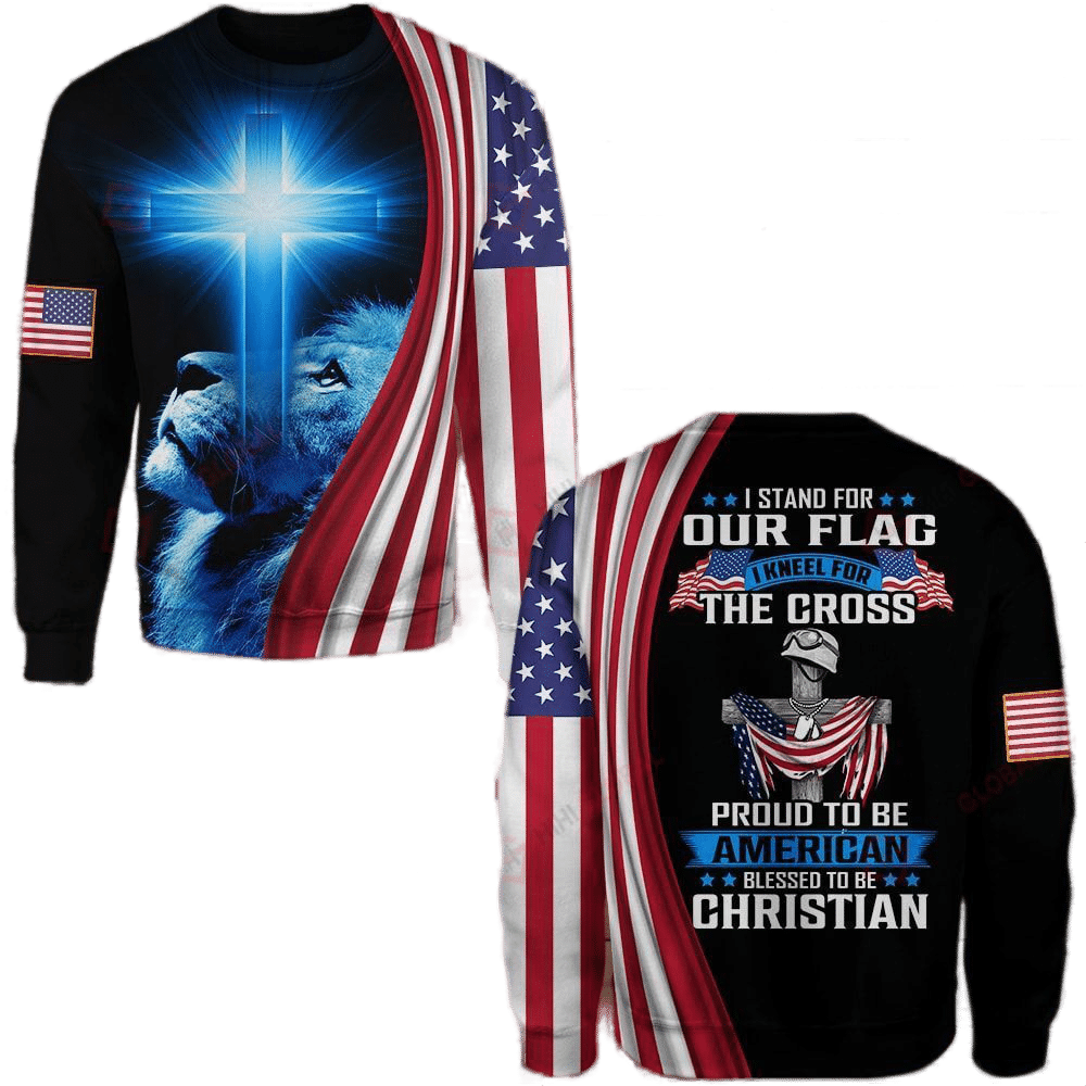 Stand For The Flag Kneel For The Cross Shirts