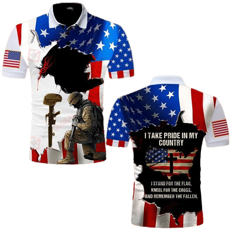 Stand For The Flag Kneel For The Cross Shirts