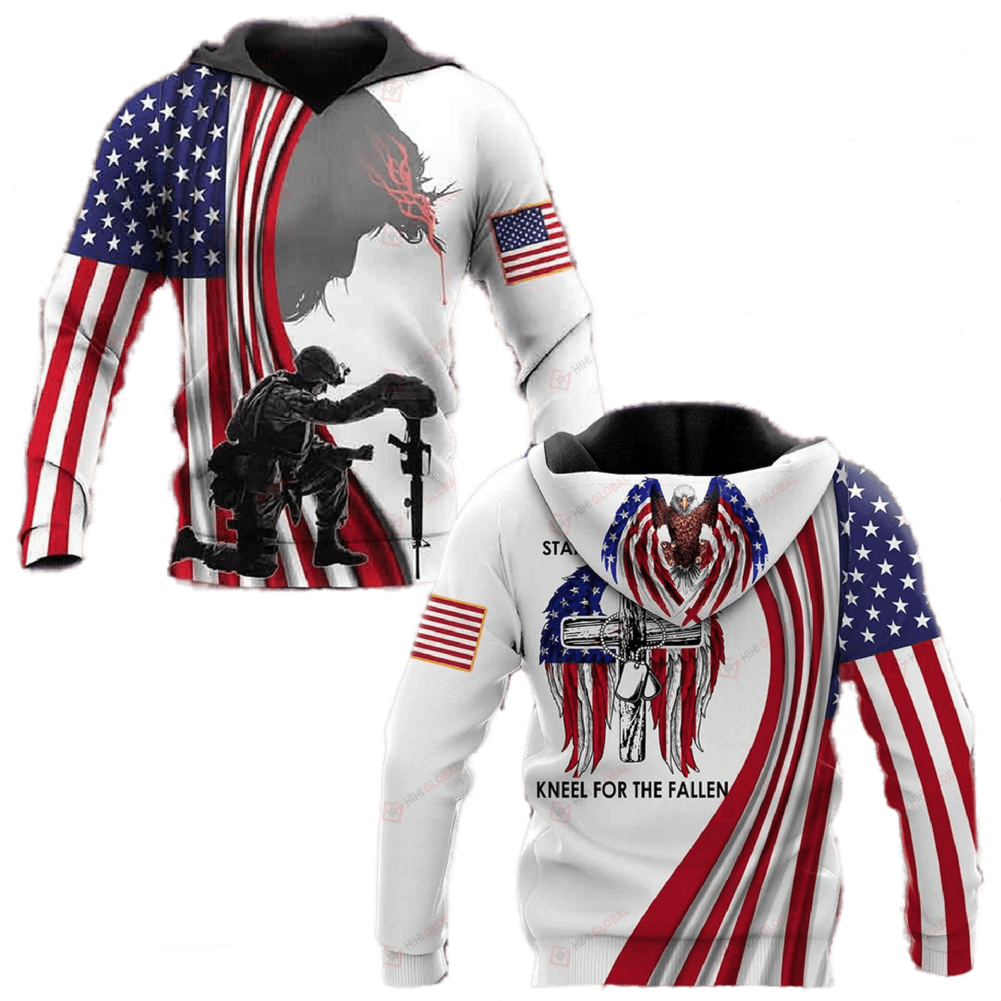 Stand For The Flag Kneel For The Fallen Shirts