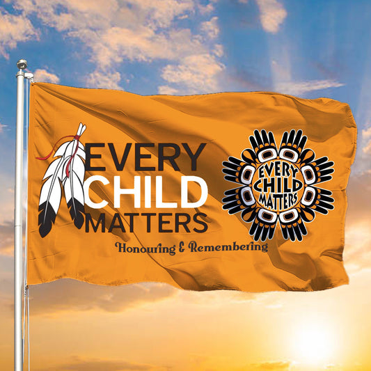 Flagge „Every Child Matters“ zur Ehrung und Erinnerung an „Every Child Matters“ – Merchandise für drinnen und draußen 