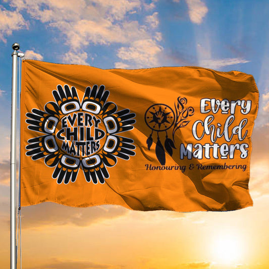 Flagge „Every Child Matters“ zur Ehrung und Erinnerung an den Orange Day 