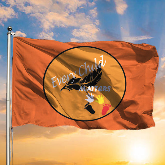 Flagge „Every Child Matters“ Unterstützen Sie den Orange Day Merchandise von Every Child Matters 