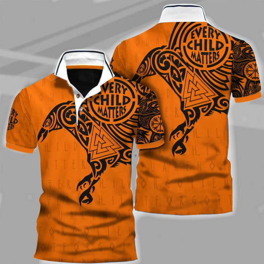 Ravens Every Child Matters Polo Shirt Orange Shirt Day Awareness Men Polo Clothing