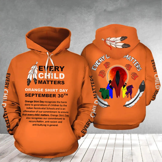 Every Child Matters Orange Shirt Day 30. September Kapuzenpullover Every Child Matters Kleidung Merch