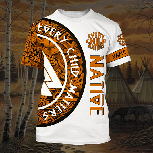 Personalized Every Child Matters Shirt Orange Day Every Child Matters Native Clothing Merch