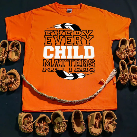 Sweat à capuche Feathers Every Child Matters Soutenez Orange Day Vêtements Every Child Matters 