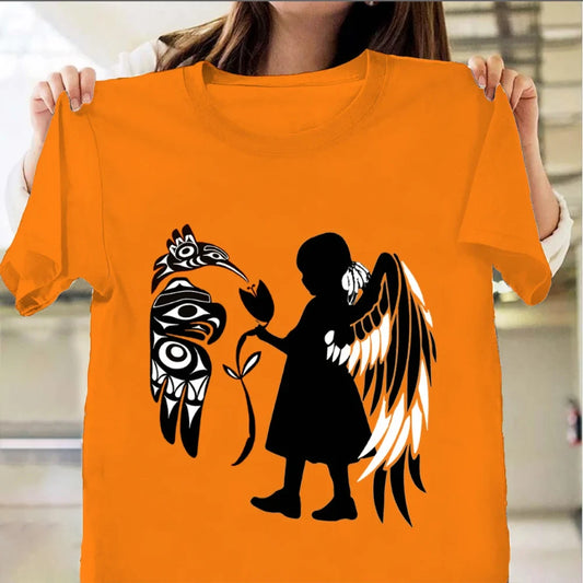 T-shirt « Chaque enfant compte » du 30 septembre Portez des produits du mouvement autochtone orange 