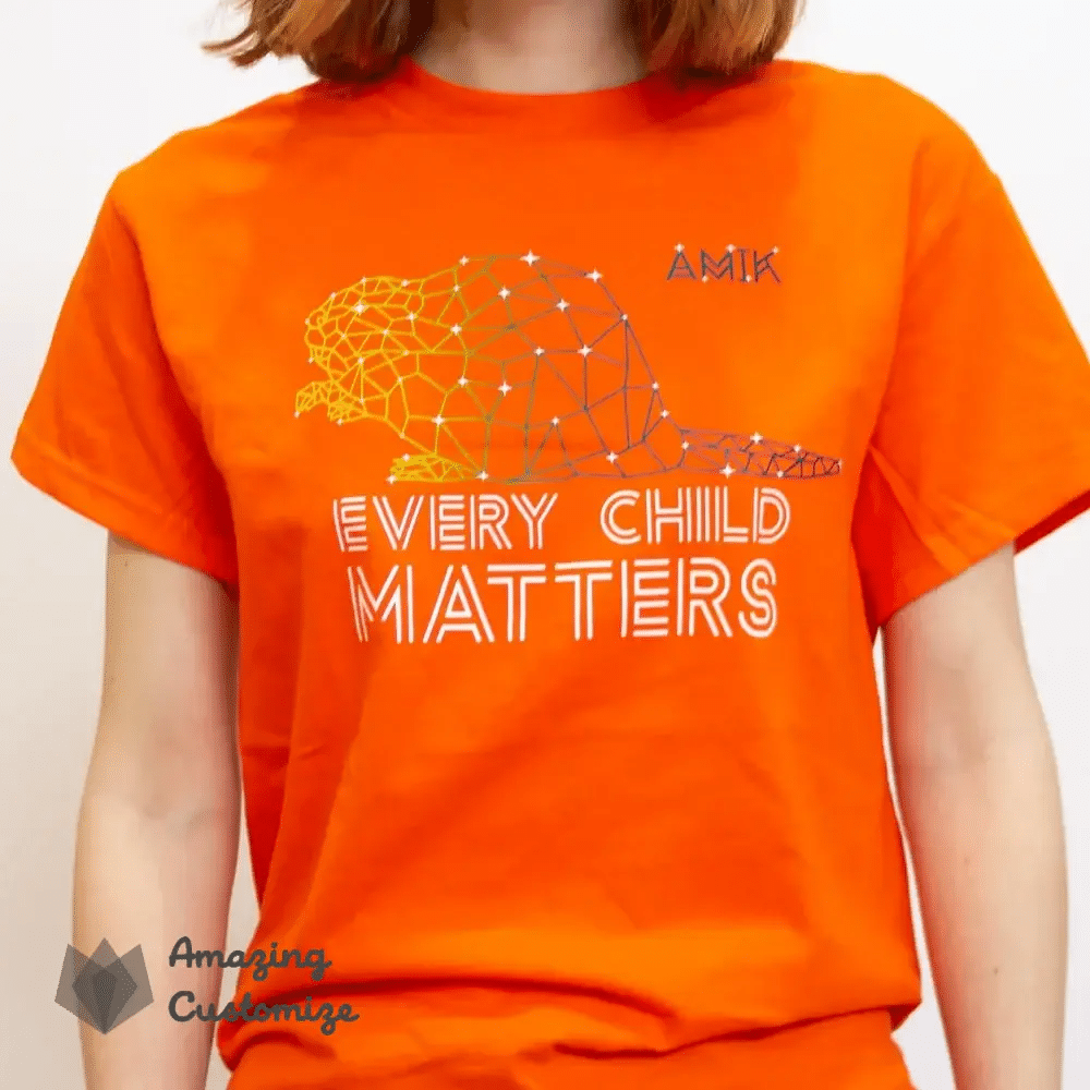 T-shirt Amik Every Child Matters Orange Shirt Day Apparel Honorez Chaque enfant compte 