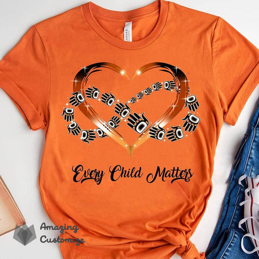 Every child matters Shirt Hand Heart Every child matters Apparel