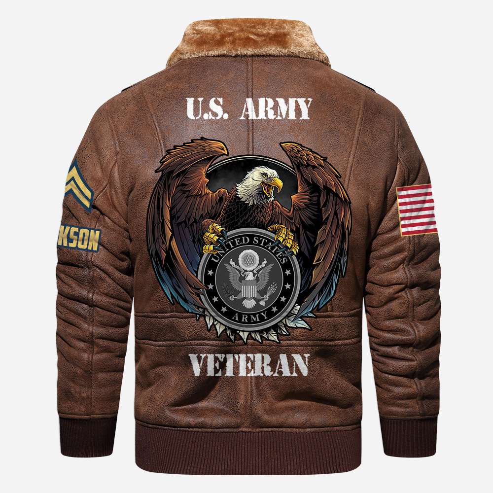 US Military - Marine Battalion - Leather Jacket For Veterans