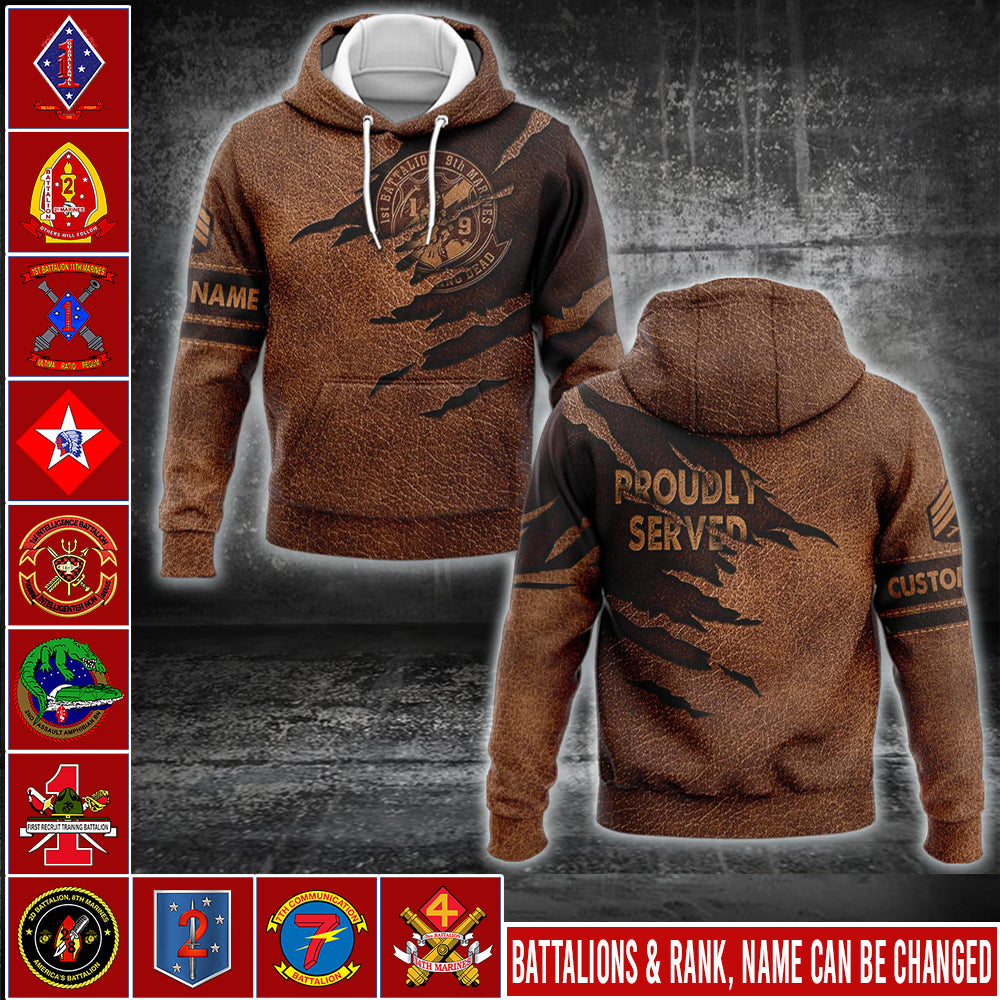 US Militär – Bomberjacke mit Allover-Print des Marinebataillons