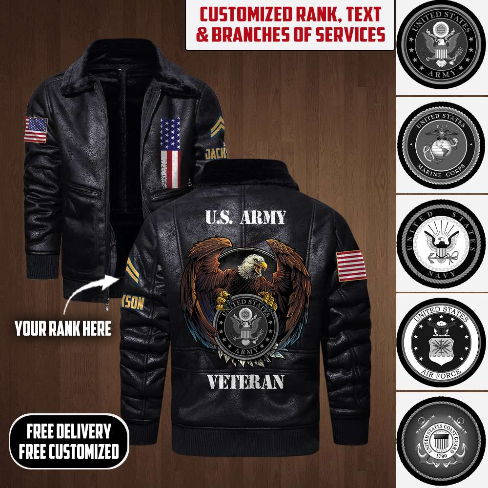 US Military - Navy Rating - Leather Jacket For Veterans