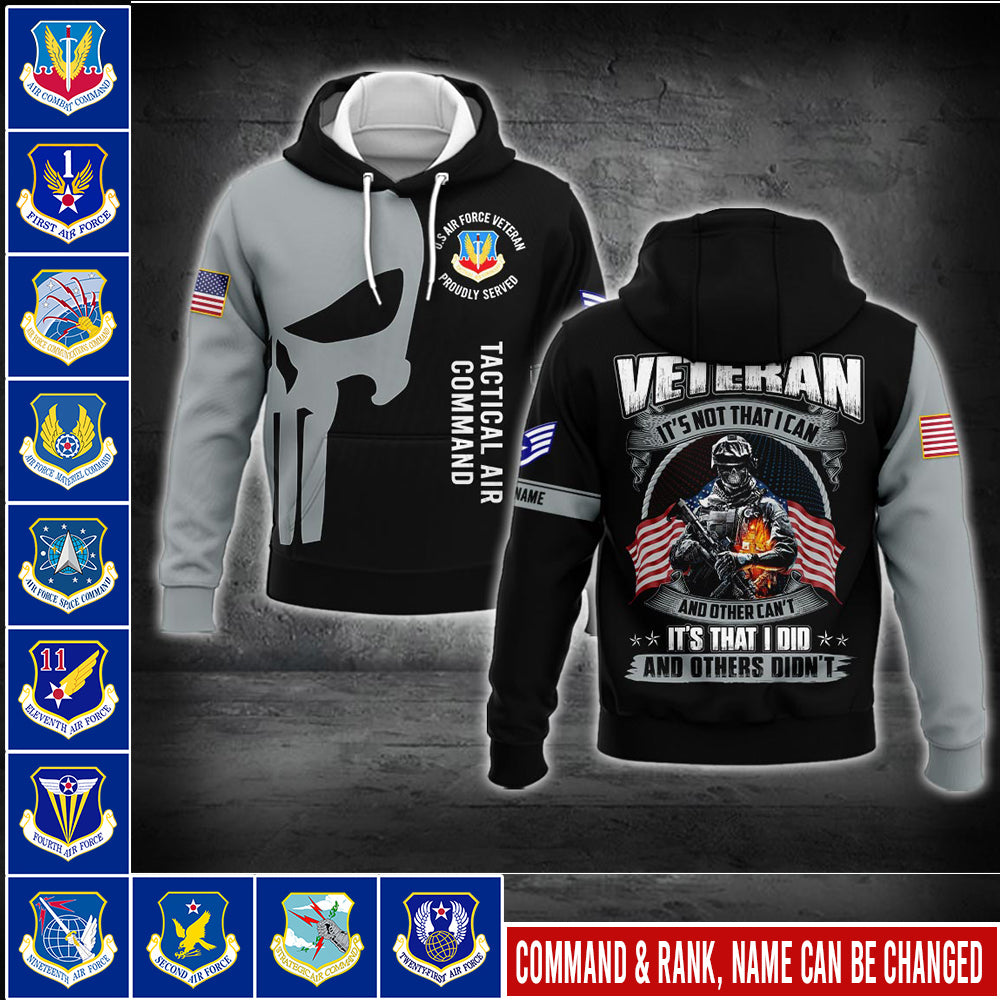 Veste bomber à imprimé intégral de l'armée américaine - Air Force Command