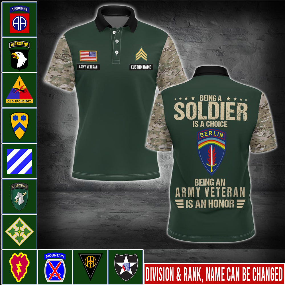 US Militär – Bomberjacke mit Allover-Print der Army Division