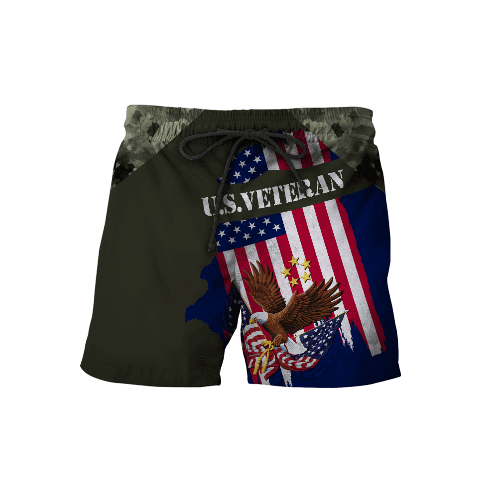 US Veteran - Eagle With American Flag Unisex Shirts