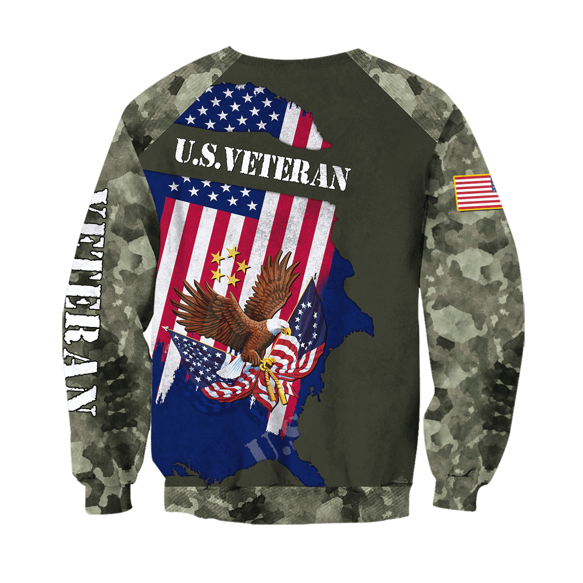 US Veteran - Eagle With American Flag Unisex Shirts