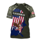 US Veteran - Eagle With American Flag Unisex Shirts