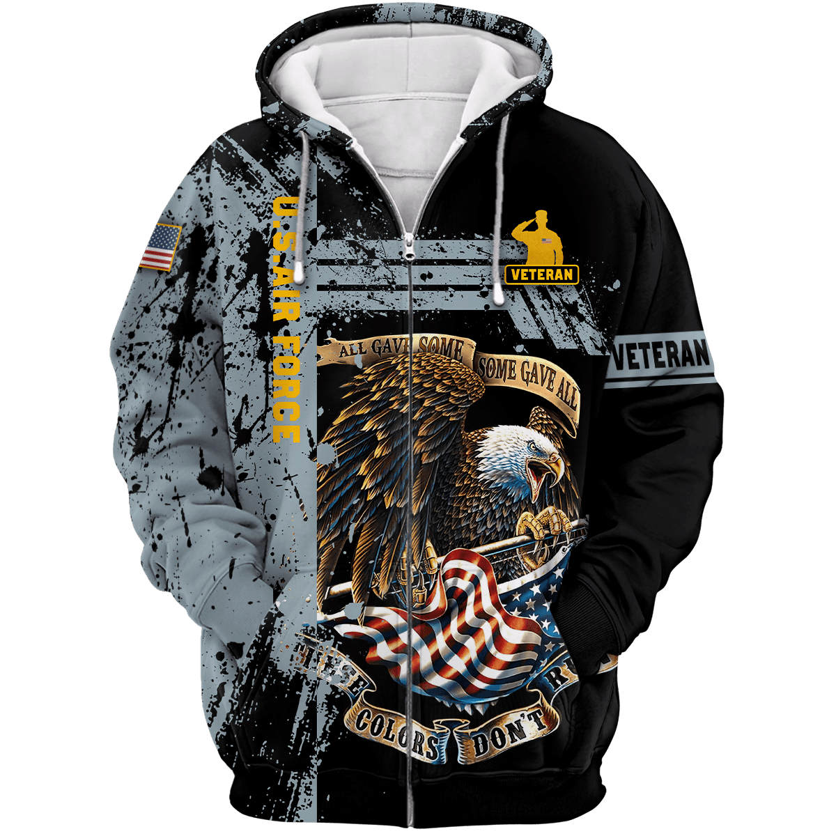 US Veteran - All Gave Some Some Gave All Zip Hoodie – Amazing Customize