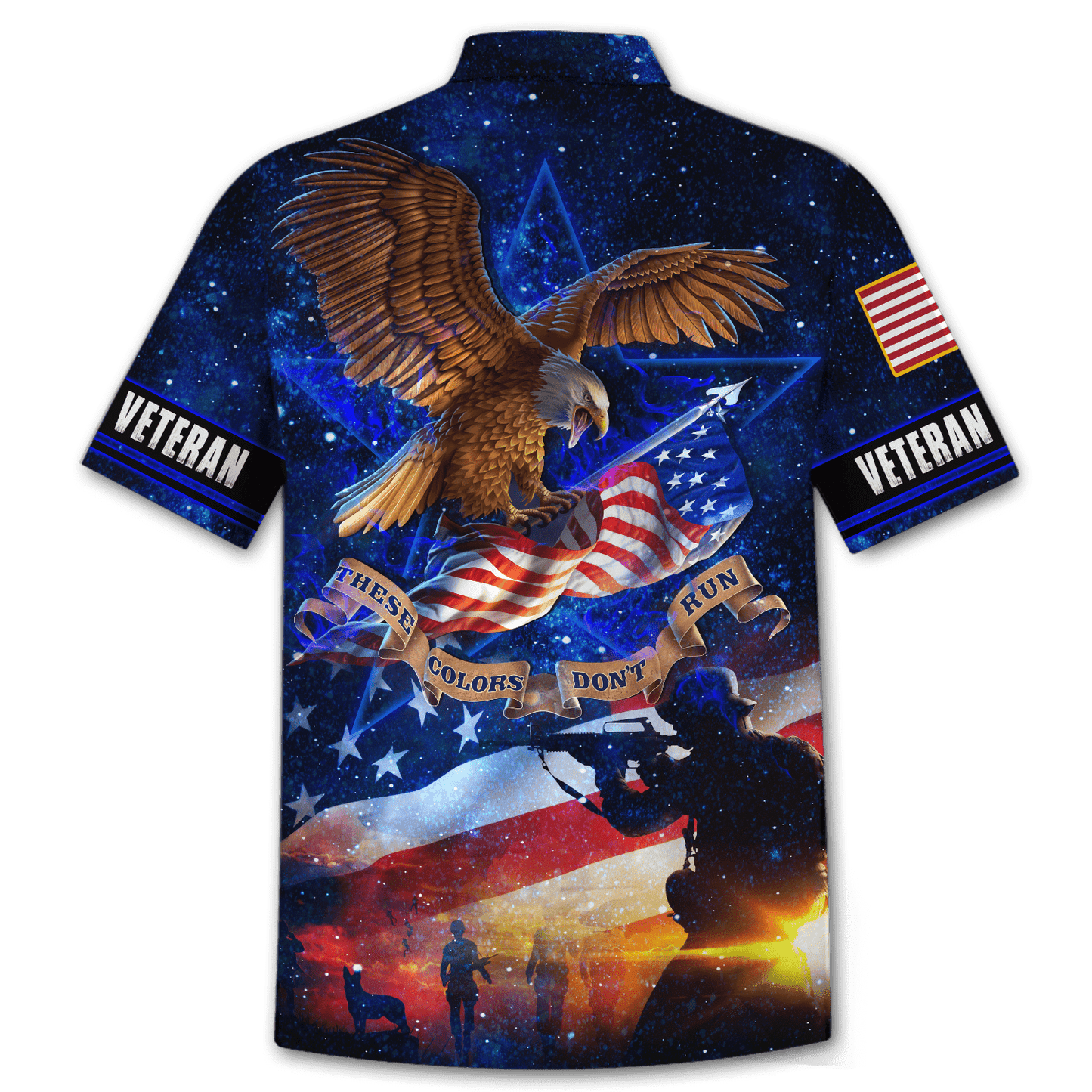 US Veteran - These Color Don't Run Unisex Shirts