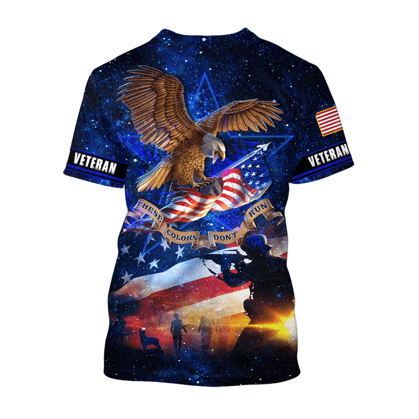 US Veteran - These Color Don't Run Unisex Shirts