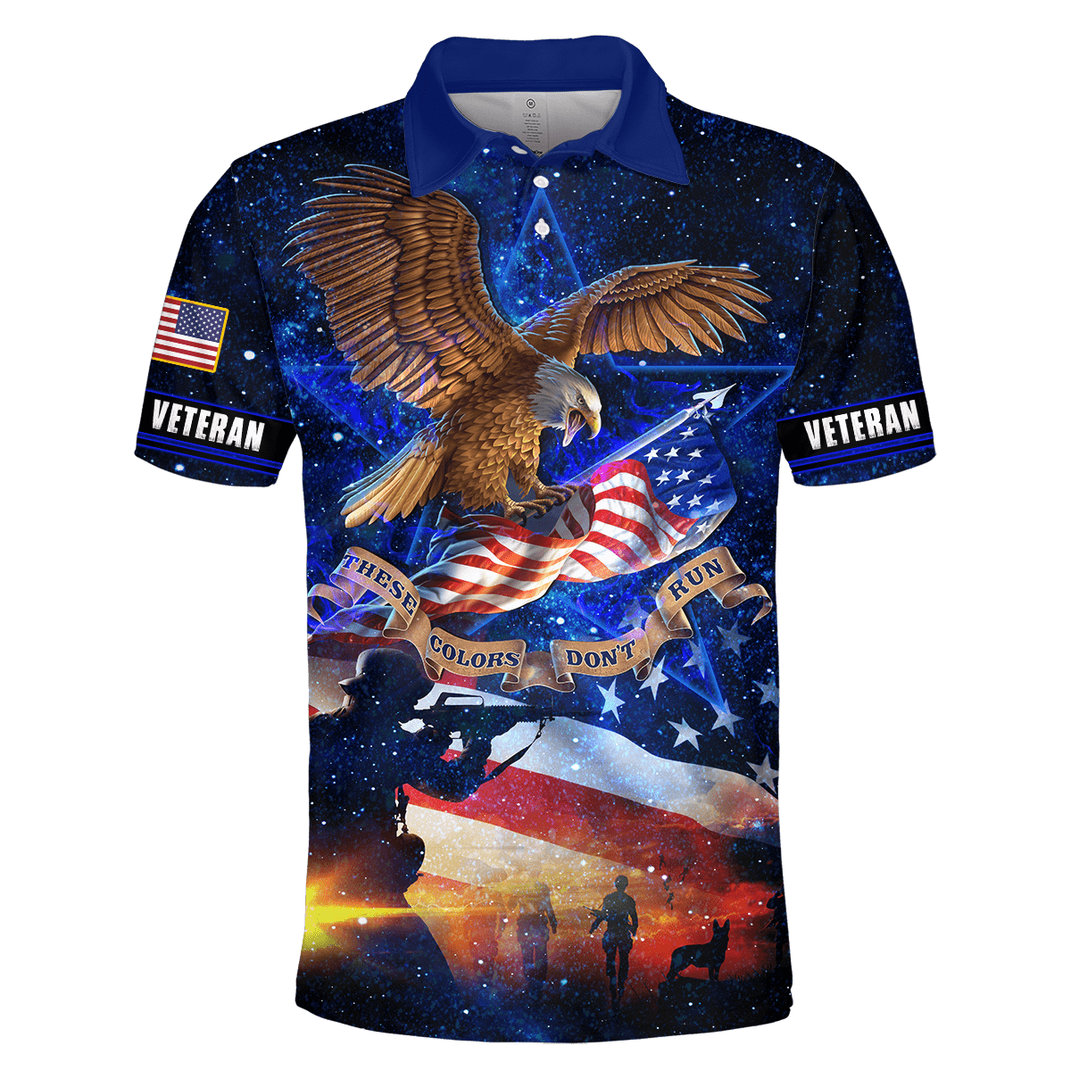 US Veteran - These Color Don't Run Unisex Shirts