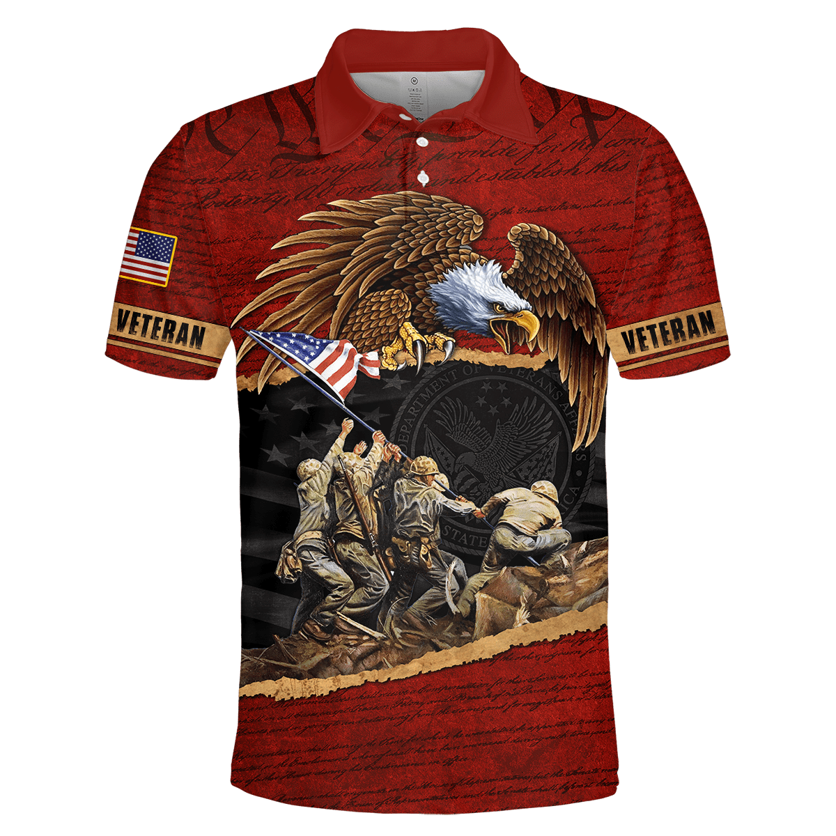 US Veteran - Raising The Flag On Iwo Jima Unisex Shirts