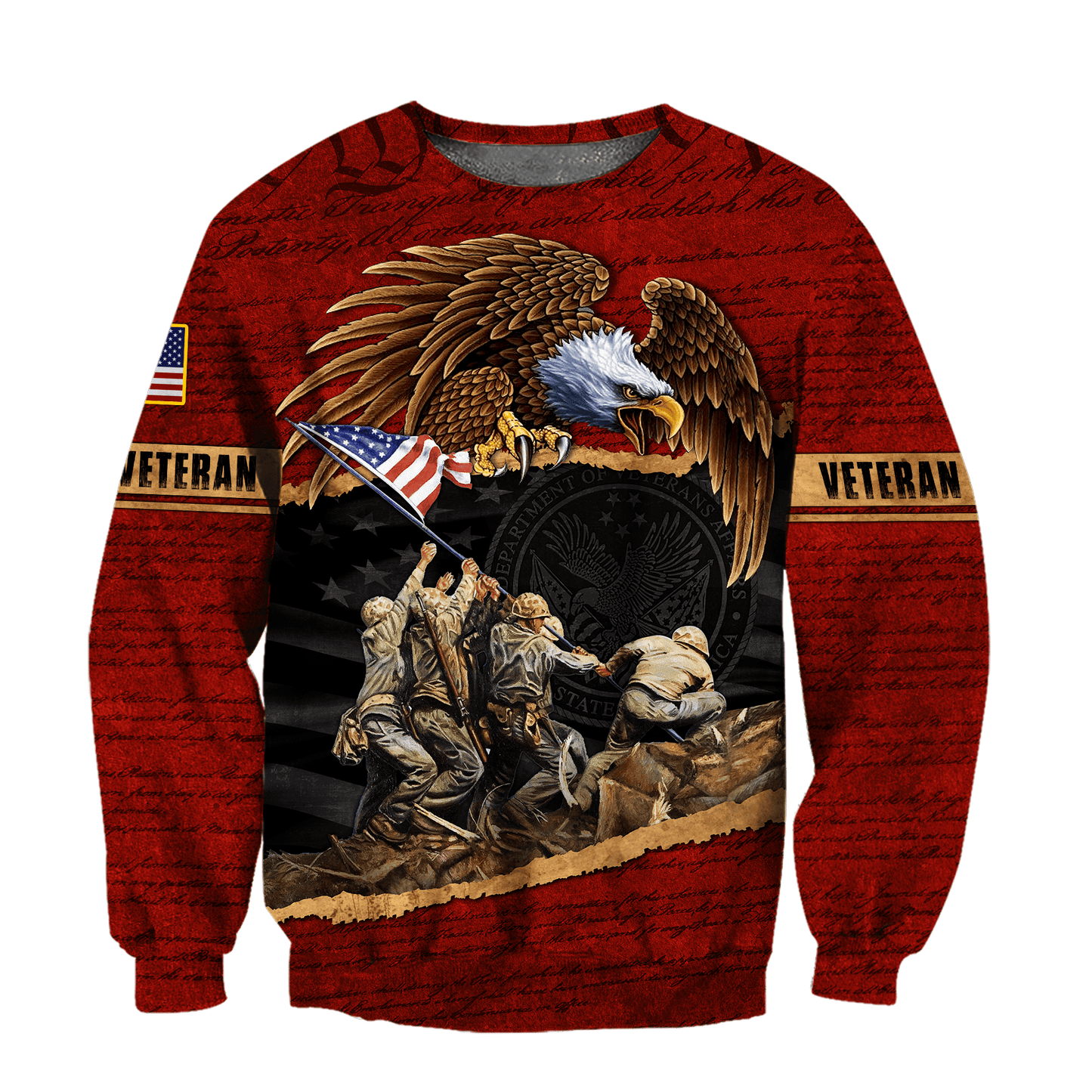 US Veteran - Raising The Flag On Iwo Jima Unisex Shirts