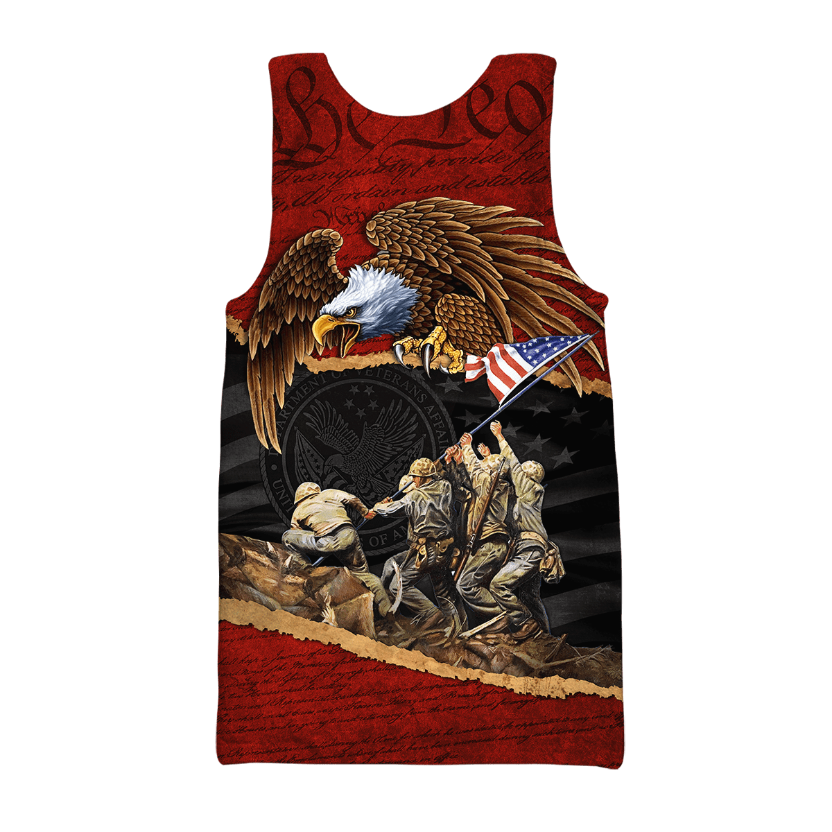 US Veteran - Raising The Flag On Iwo Jima Unisex Shirts