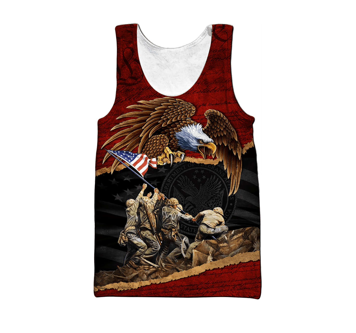 US Veteran - Raising The Flag On Iwo Jima Unisex Shirts