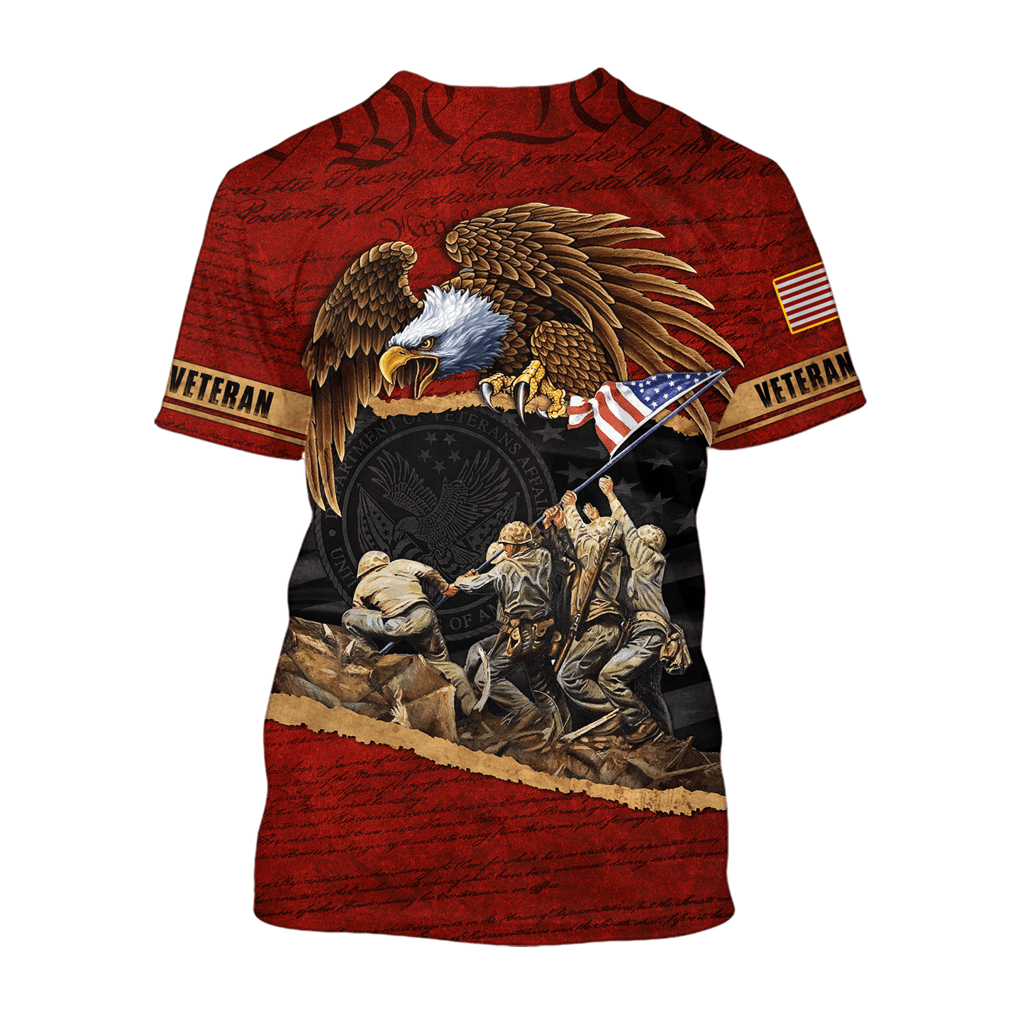 US Veteran - Raising The Flag On Iwo Jima Unisex Shirts