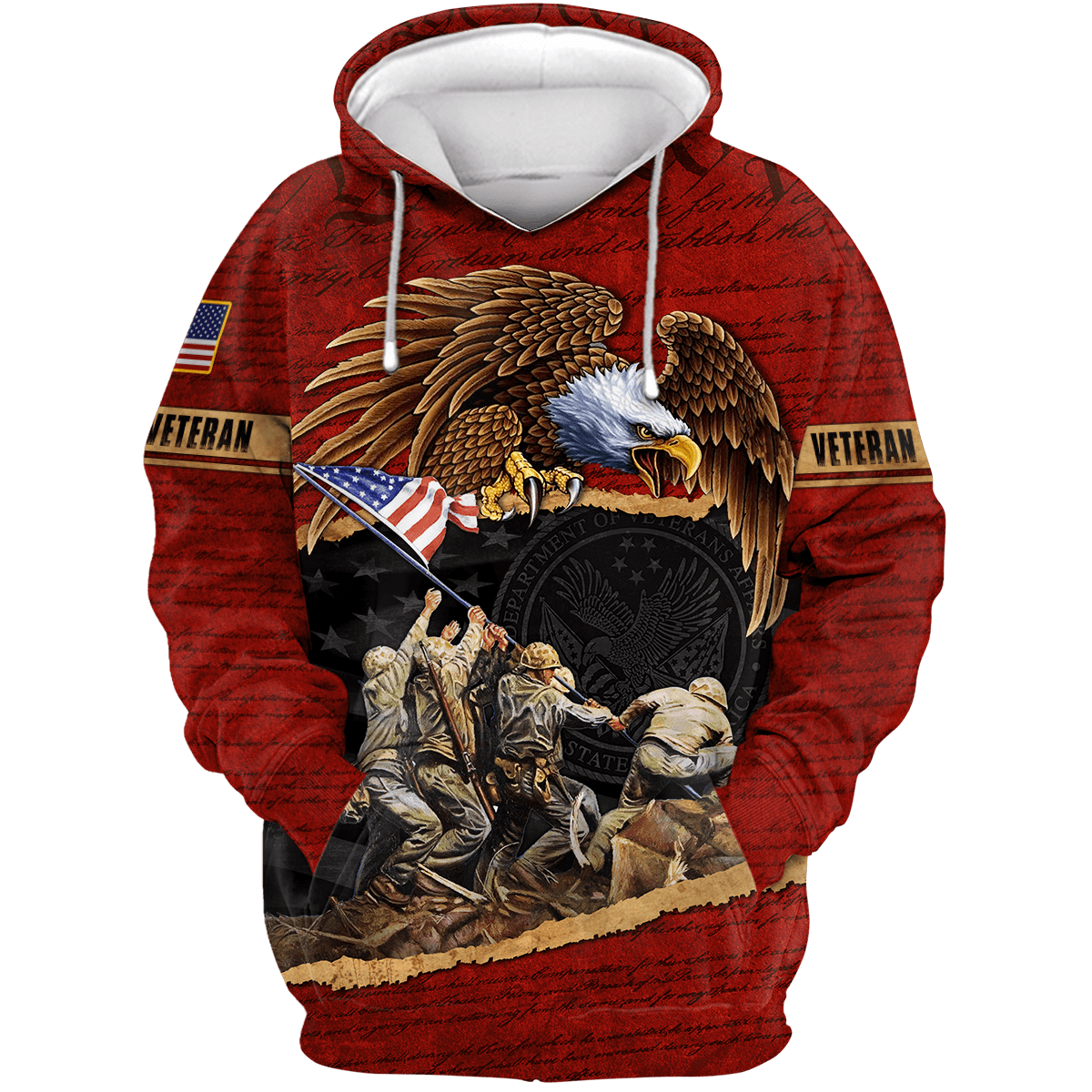 US Veteran - Raising The Flag On Iwo Jima Unisex Shirts