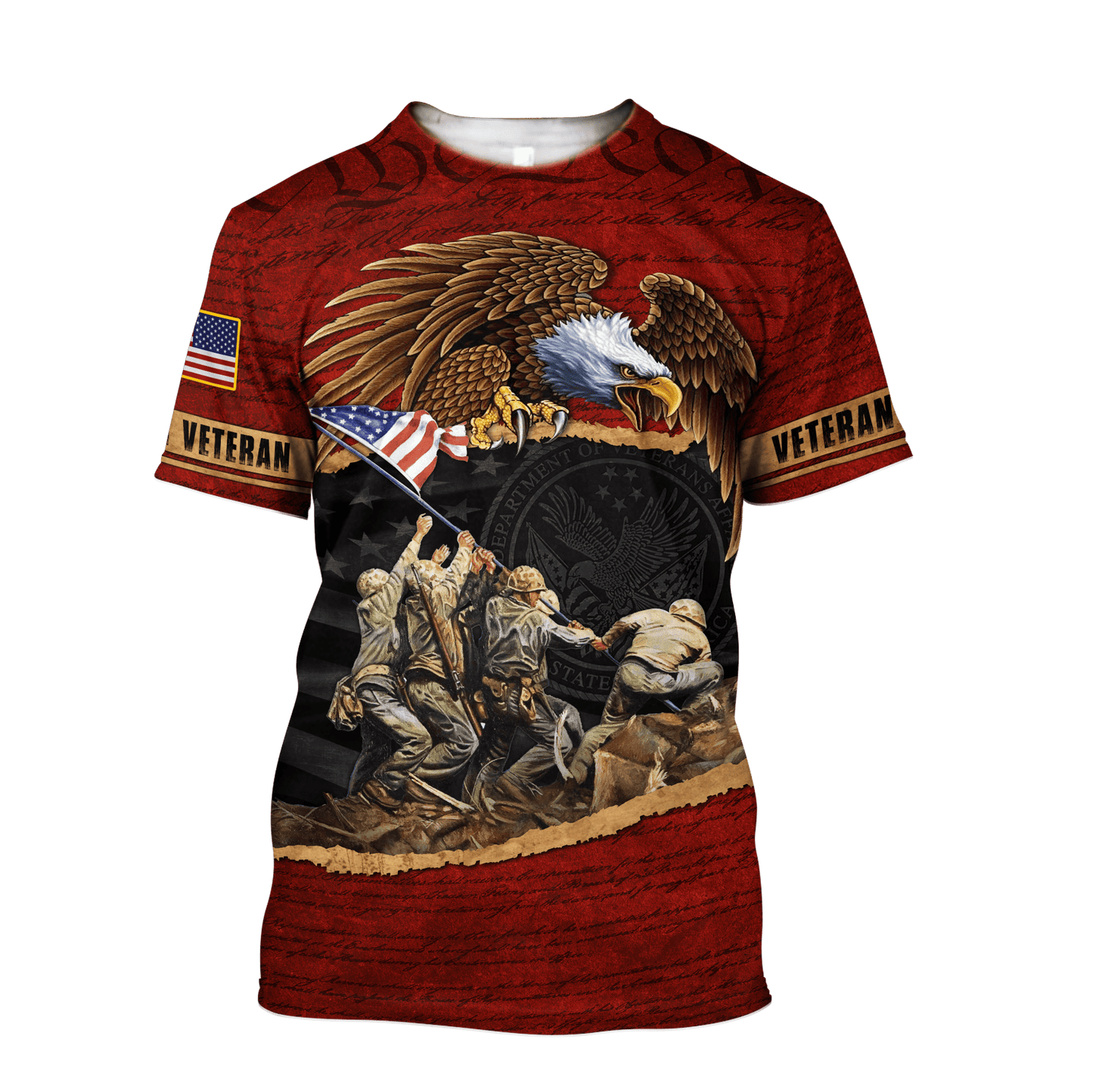 US Veteran - Raising The Flag On Iwo Jima Unisex Shirts