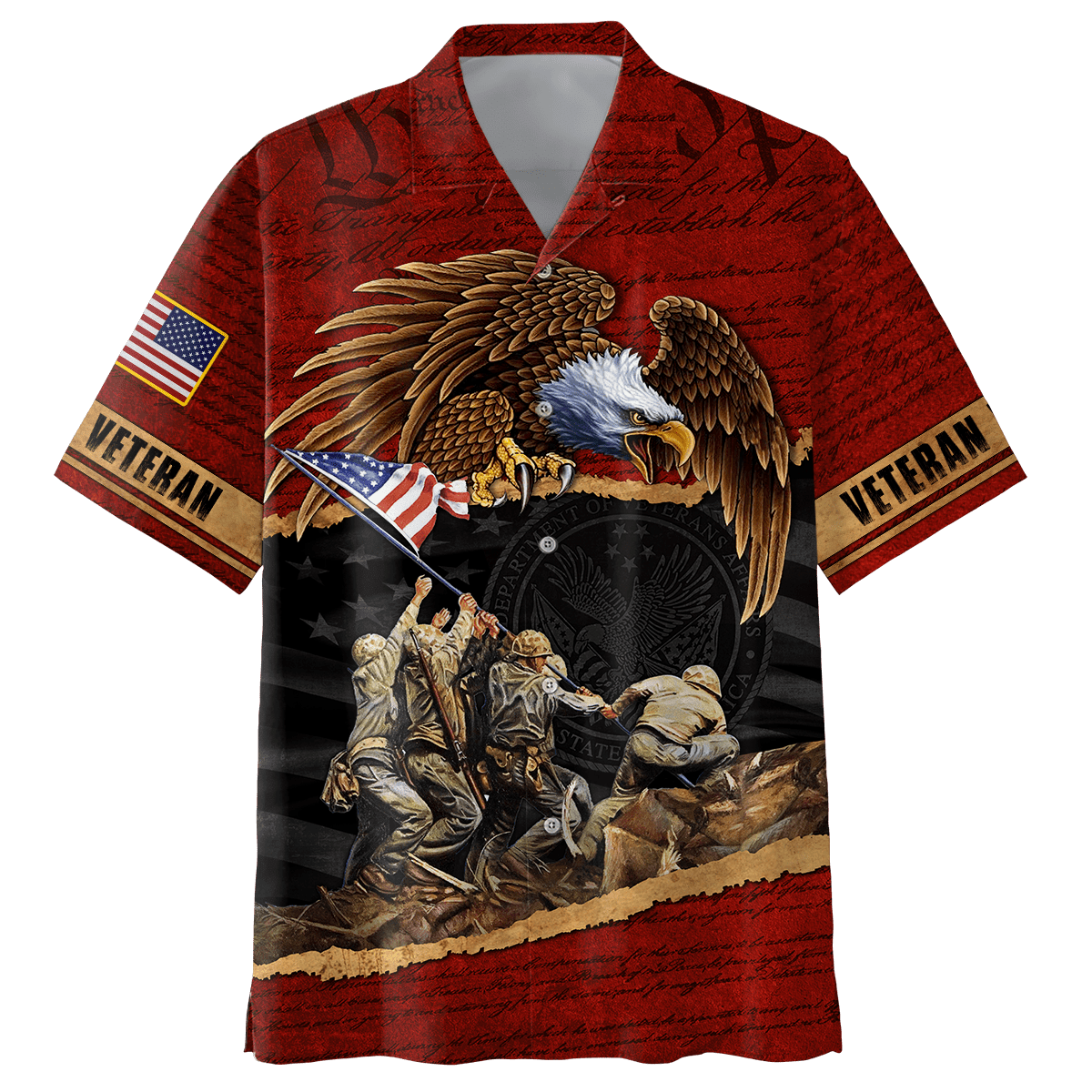 US Veteran - Raising The Flag On Iwo Jima Unisex Shirts