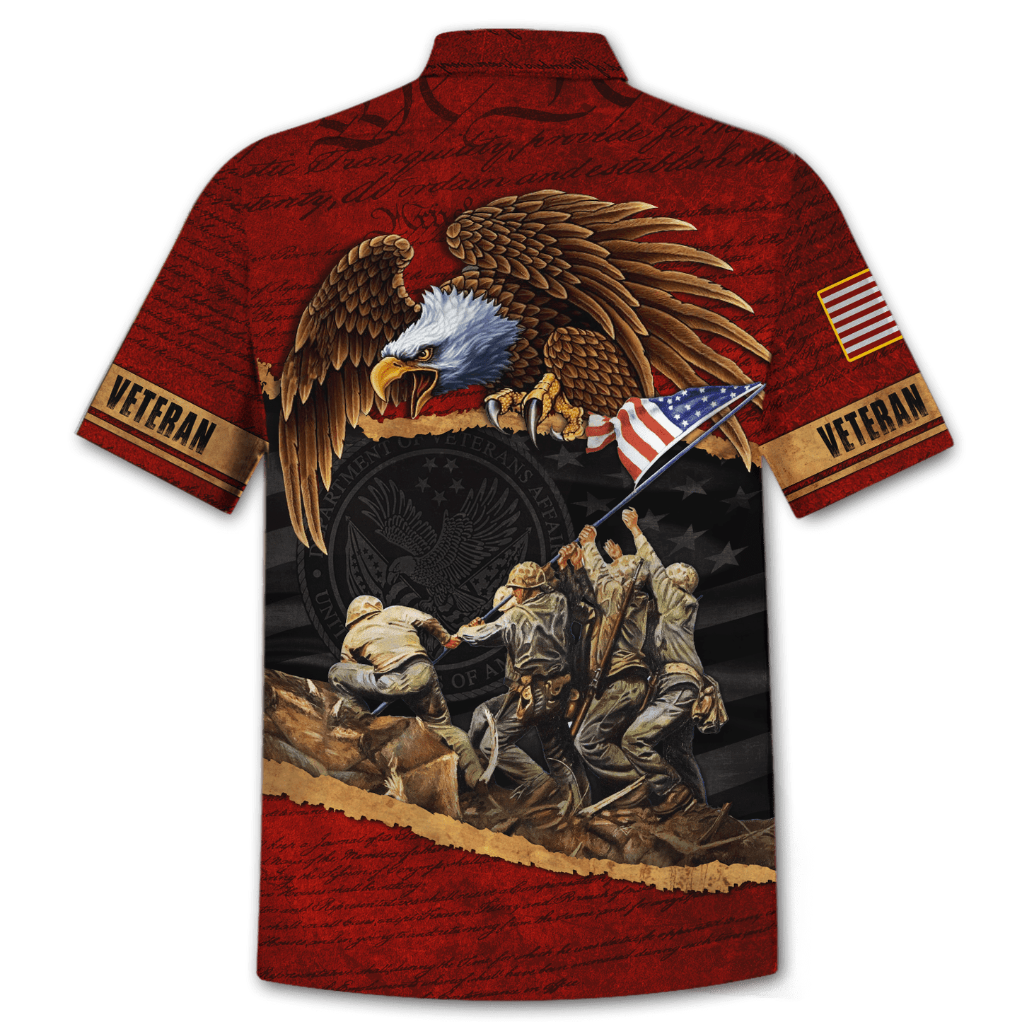 US Veteran - Raising The Flag On Iwo Jima Unisex Shirts